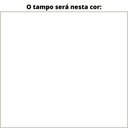 Ver imagem 2 de Mesa de Reunião Redonda 110 x 110 cm Pé Painel PE25 em MDP Branca com Base Preta