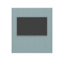Ver imagem 2 de Painel Supremo Slim Ripado 174 cm - Azul Encanto
