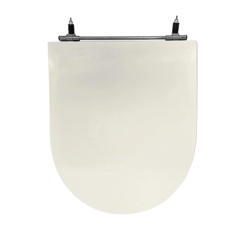 Assento Sanitário Poliéster para Louça Calypso (incepa) Aço (reb. Oculto) Biscuit