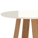 Ver imagem 3 de Mesa de Jantar 6 Lugares 140cm com Vidro Lince Nature/off H02 - Mpozenato