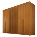 Ver imagem 2 de Guarda Roupa Casal Ripado 6 Portas 6 Gavetas 100% MDF Diamante