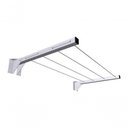 Ver imagem 4 de Suporte Varal de Metalon Branco Ambientes Diversos Par