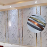 10 Metros Fita Decorativa Metalizada Parede Revestimento Marmore Interno Cetim Impermeavel - 7