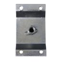 Ver imagem 4 de Kit 14 Chapinhas Chapa Elevada com Tubo Fixação Pés Palito Rosca 5/16 Zincada