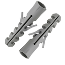 Ver imagem 3 de Kit 100 Parafusos Chipboard Cabeça Chata Zincados + 100 Buchas Nylon 4,0x60 - 6mm