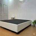 Ver imagem 3 de Base Cama Box Casal (138x188x40) - Corino Branco