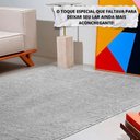 Ver imagem 2 de Tapete Sala e Quarto Oásis Classic 2,00x2,50m Cinza