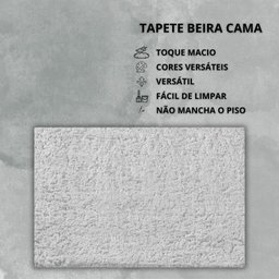 Tapete Sala e Quarto Oásis Classic 2,00x2,50m Cinza - 3