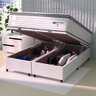 Cama Box Baú Casal King Colchão Molas Guarda Costas Max com Pillow Branco/cinza - 3