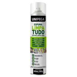 Espuma Limpa Tudo Spray 400ml / 385g Unipega Unico - 1