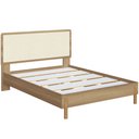 Ver imagem 2 de Cama Casal Queen com Cabeceira Palhinha 158cm Moss A03 Hanover - Lyam Decor