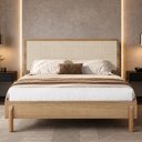 Ver imagem 4 de Cama Casal Queen com Cabeceira Palhinha 158cm Moss A03 Hanover - Lyam Decor