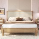Ver imagem 1 de Cama Casal Queen com Cabeceira Palhinha 158cm Moss A03 Hanover - Lyam Decor