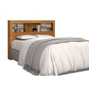 Ver imagem 4 de Cabeceira Lisboa com Prateleiras e Nicho Organizador P/ Cama Box Queen 160cm Quarto Casal:nature Off