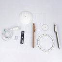Ver imagem 7 de Pendente Luminária Koni E27 Madeira Sala Moderno Desmontada:branco