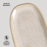 CONJUNTO C/ 4 TRAVESSAS OVAL RASA MINI ORGÂNICO LATTE 16,5x8 CM - 5