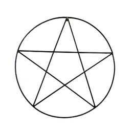 Pentagrama Estrela de 5 Pontas para Assentamento 45cm - 1
