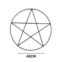 Ver imagem 3 de Pentagrama Estrela de 5 Pontas para Assentamento 45cm
