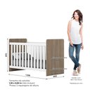 Ver imagem 4 de Quarto de Bebê Guarda Roupa 2pts Côm e Berço Sophia Casa 812