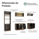 Ver imagem 4 de Armário de Cozinha Completa 270 Cm Rustic/preto Lux Madesa 06