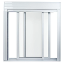 Ver imagem 2 de Janela com Persiana Integrada Alumínio 1,20 (a) X 1,50 (l) Branco 2 Folhas Móveis Acionamento Manual