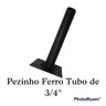 Pe de Ferro Tipo Cannes Tubo Aço Redondo 3/4" Preto Kit 6 Und Medcombo - 2