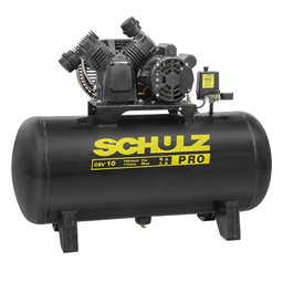 Compressor Schulz CSV 10 Pro 110 Litros 140 Libras 2 cv Monofásico - 1 Compressor Schulz CSV 10 Pro 110 Litros 140 Libras 2 cv Monofásico - 1