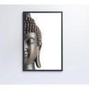 Ver imagem 3 de Quadro Face Buda 80x120 Cm Vidro Impresso