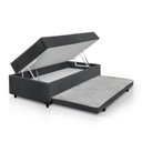 Ver imagem 5 de Cama Box Solteiro 3 em 1 New Magnifico Teen Colchões Sensor Cinza/Branco