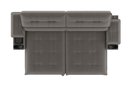 Ver imagem 7 de Sofá Stylus 2,10m Retrátil e Reclinável com Porta Copos e Cooler Suede Cinza - Xflex Sofás