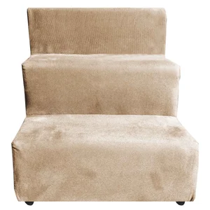 Escada Pet para Cães e Gatos Teddy 3 Degraus Capuccino