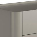Ver imagem 6 de Cômoda para Quarto Closet Orgânica 3 Gavetas Pés Industrial Dourado Bliss I03 Grigio - Lyam Decor