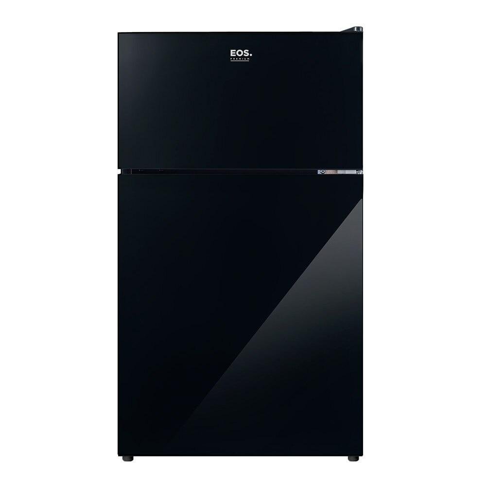 Frigobar Eos 88 Litros Duplex Preto com Porta de Vidro Efb140v 220v - 1