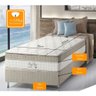 Conjunto Cama Box + Colchão Solteiro Especial 96x203x65cm Molas Ensacadas King Best - Anjos - Megasu - 2