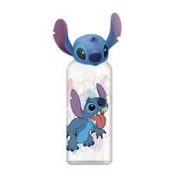 Garrafa 3d Stitch Disney Plástico Tampa Emborrachada 560ml - Tuut - 1