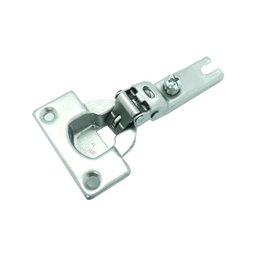 Dobradiça Hettich Caneco 26 Modelo Itatiaia Alta (Curva) Zinco Branco (Kit Com 4 Unidades) - 2