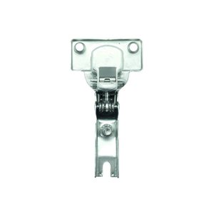 Dobradiça Hettich Caneco 26 Modelo Itatiaia Alta (Curva) Zinco Branco (Kit Com 4 Unidades)