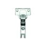 Dobradiça Hettich Caneco 26 Modelo Itatiaia Alta (Curva) Zinco Branco (Kit Com 4 Unidades) - 1
