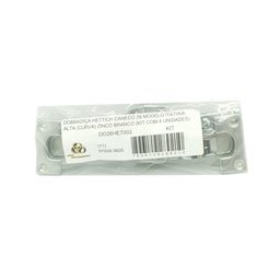 Dobradiça Hettich Caneco 26 Modelo Itatiaia Alta (Curva) Zinco Branco (Kit Com 4 Unidades) - 6