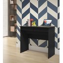 Ver imagem 1 de Escrivaninha para Computador 2 Gavetas Para Sala Quarto Escritório  Preto