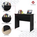 Ver imagem 3 de Escrivaninha para Computador 2 Gavetas Para Sala Quarto Escritório  Preto