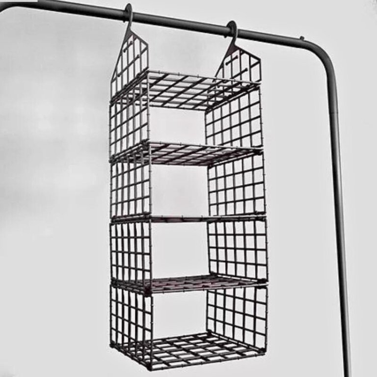 Organizador Suspenso Dobrável Colmeia Roupa Armario Sapateir Organizador Suspenso Dobrável Colmeia Roupa Armario Sapateir