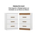 Ver imagem 6 de Cômoda Quarto Infantil Ternura 3 Gavetas Flex Peternella: Branco Flex