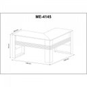 Ver imagem 4 de Conjunto 6 Peças com Mesa em L, 2 Gaveteiros, 2 Armários Multiuso Baixo e Balcão Nogal