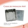 Caixa 4x4 De Piso Funda Daisa Passagem ¾ Com Tampa Alumínio - 3