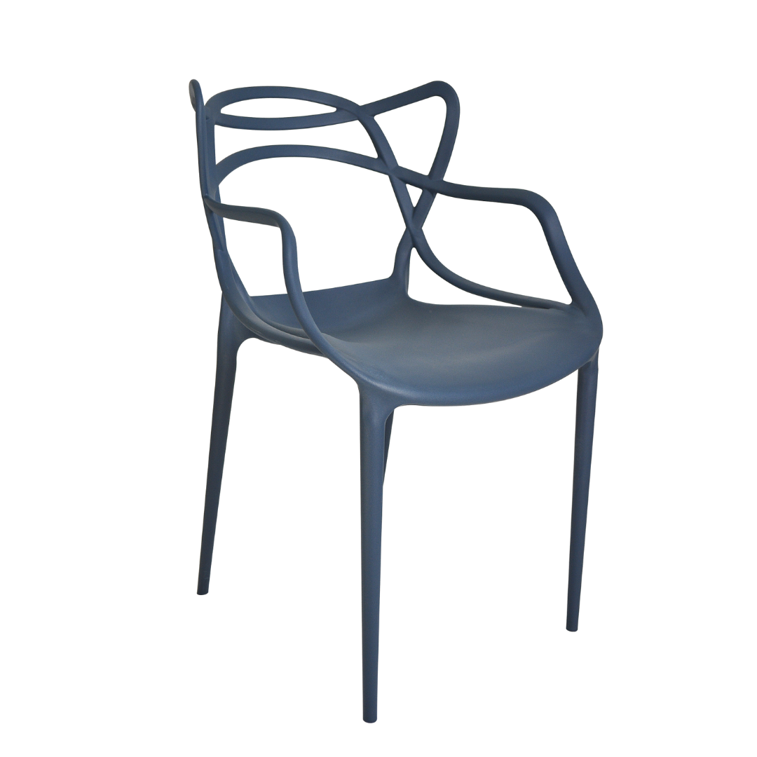 Cadeira Allegra Azul Petróleo - Kit com 6 - 2
