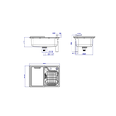 Ver imagem 2 de Cuba de Cozinha Retangular C/ Deck Facile Inox 60x40cm - Deca Deca Cubas Inox
