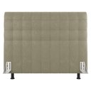 Ver imagem 3 de Cabeceira Cama Box Casal Queen Size Dahlia 160cm Com Frame Sintético Bege - Desk Design