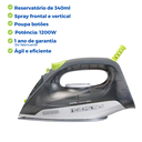 Ver imagem 3 de Ferro de Passar Roupa Vapor Vertical Base Cerâmica 127v Black Decker