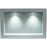 Nicho de Embutir de Mármore Sintético 30x50cm Cinza com Led Quanta Compositos Nicho de Embutir 30x50 - 5